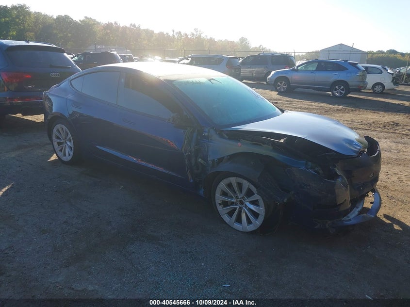 VIN 5YJ3E1EB7NF289420 2022 TESLA MODEL 3 LONG RANGE DUAL MOTOR ALL-WHEEL DRIVE