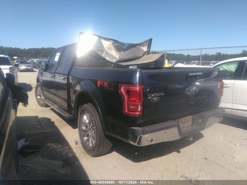 VIN 1FTEW1EF3HFC30647 2017 FORD F-150 LARIAT
