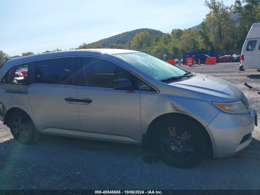 2013 Honda Odyssey Lx VIN: 5FNRL5H27DB087596 Lot: 40545685