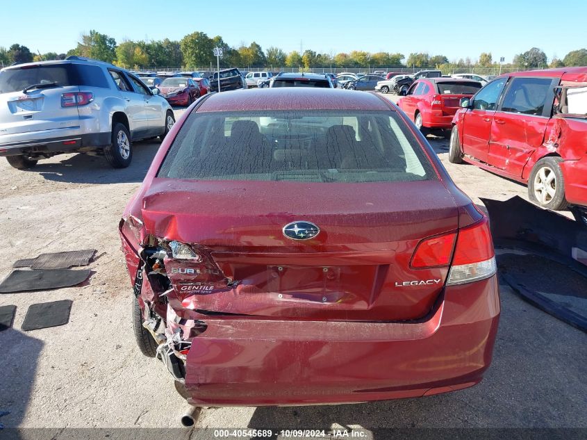 2010 Subaru Legacy 2.5I Premium VIN: 4S3BMCC64A3219526 Lot: 40545689