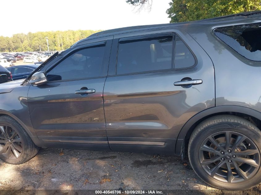 2017 Ford Explorer Xlt VIN: 1FM5K7D86HGD77813 Lot: 40545706