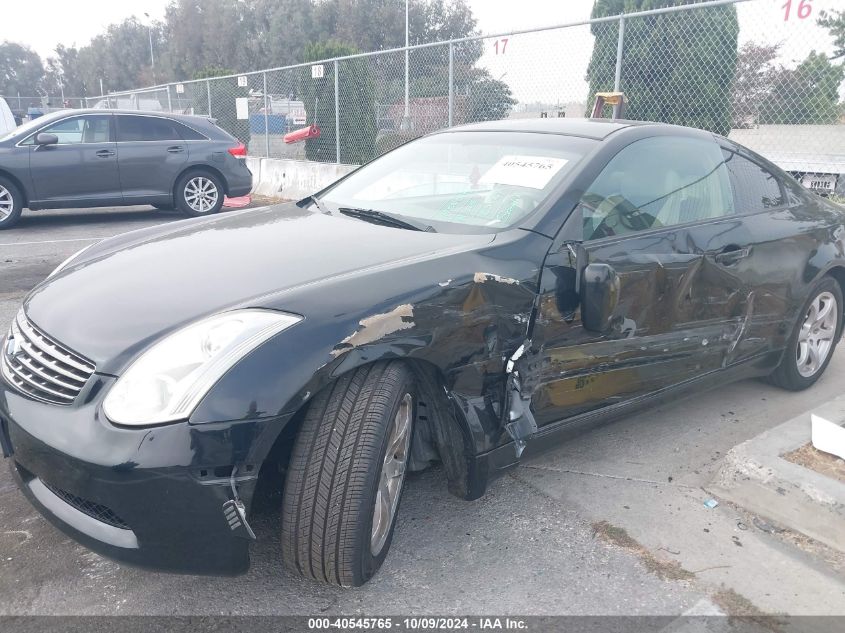 2006 Infiniti G35 VIN: JNKCV54E96M714680 Lot: 40545765