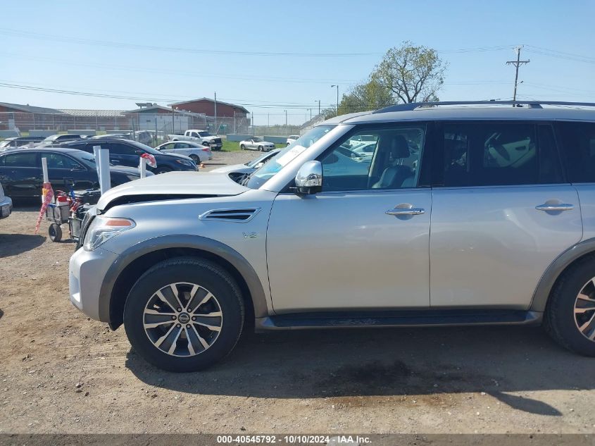 2019 Nissan Armada Sl VIN: JN8AY2ND5K9091631 Lot: 40545792