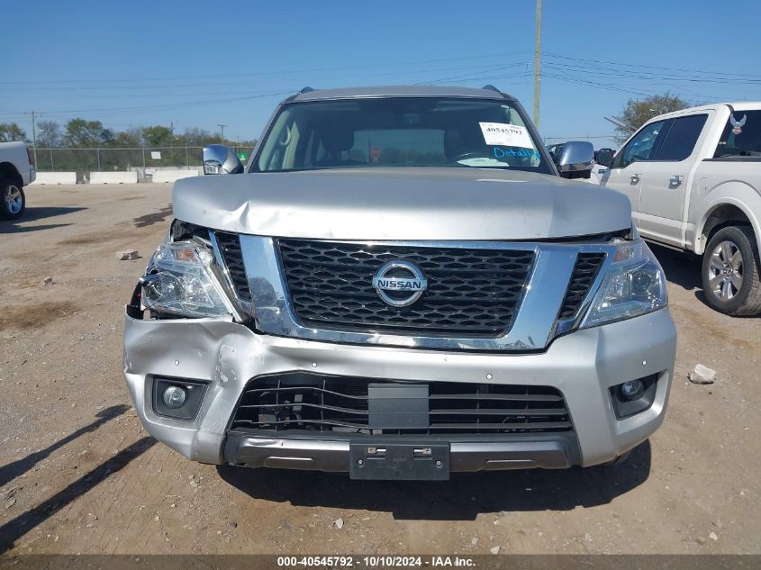 2019 Nissan Armada Sl VIN: JN8AY2ND5K9091631 Lot: 40545792