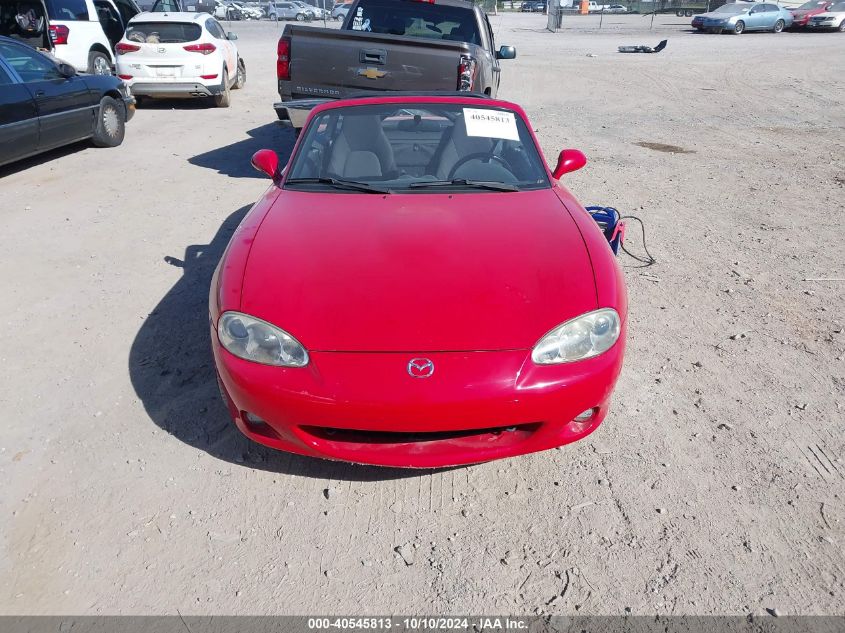 2002 Mazda Mx-5 Miata Cloth/Ls/Se VIN: JM1NB353820231509 Lot: 40545813