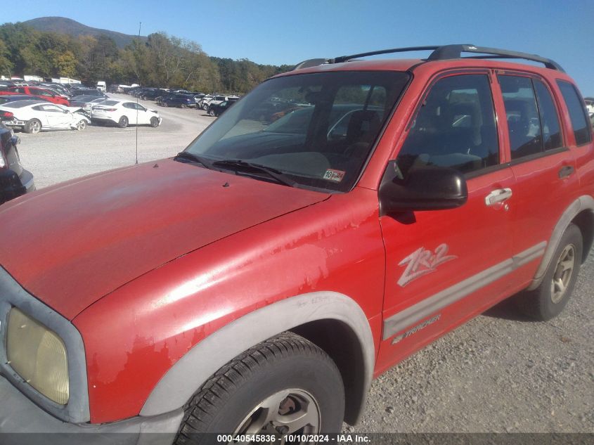 2002 Chevrolet Tracker Hard Top Zr2 VIN: 2CNBJ734526924694 Lot: 40545836