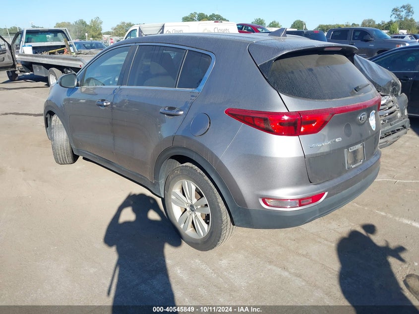 VIN KNDPM3AC1K7536009 2019 KIA SPORTAGE LX