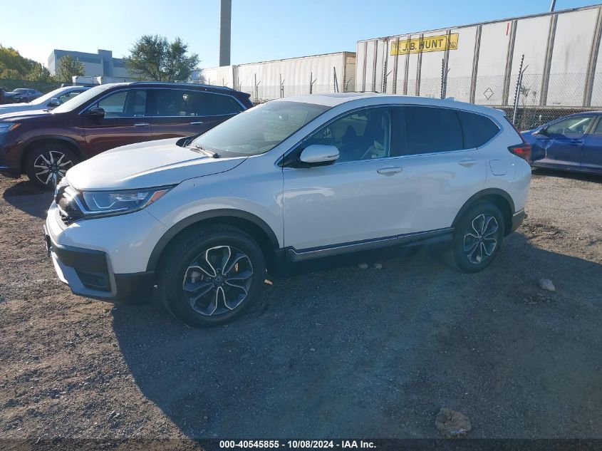 2021 Honda Cr-V Ex VIN: 2HKRW2H52MH606698 Lot: 40545855