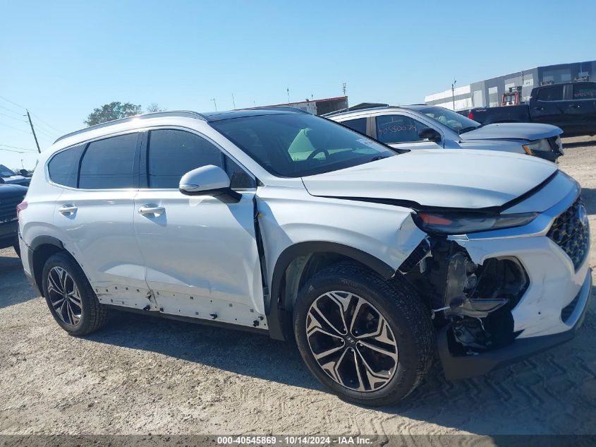 2019 Hyundai Santa Fe Ultimate 2.0T VIN: 5NMS53AAXKH127280 Lot: 40545869