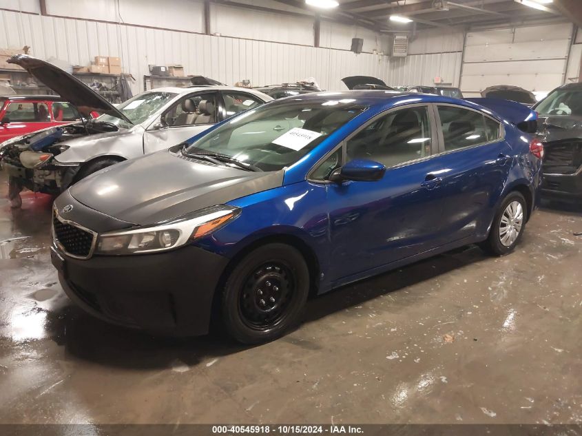 2017 Kia Forte Lx VIN: 3KPFK4A74HE122404 Lot: 40545918