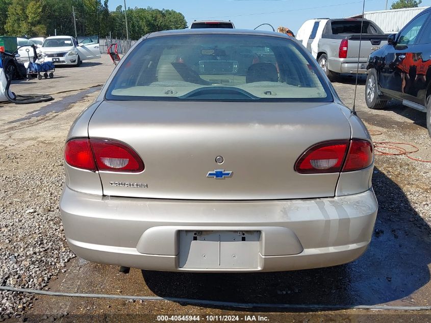 2002 Chevrolet Cavalier VIN: 1G1JC524227441706 Lot: 40545944