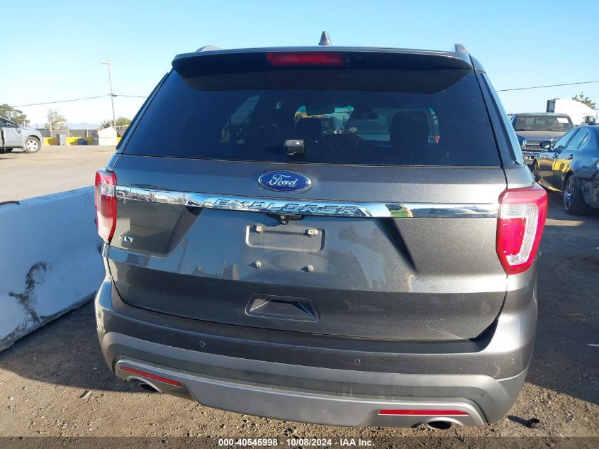 2017 Ford Explorer Xlt VIN: 1FM5K7D87HGB31854 Lot: 40545998