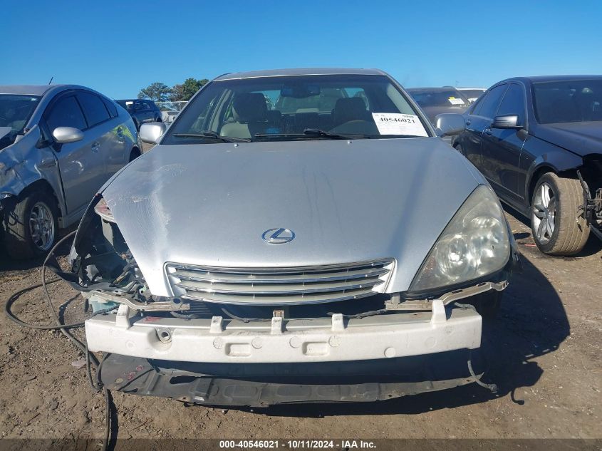 2002 Lexus Es 300 VIN: JTHBF30G920031531 Lot: 40546021