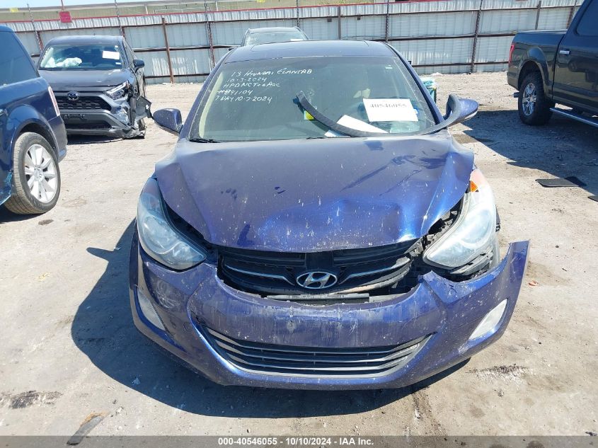 5NPDH4AE9DH344446 2013 Hyundai Elantra Limited