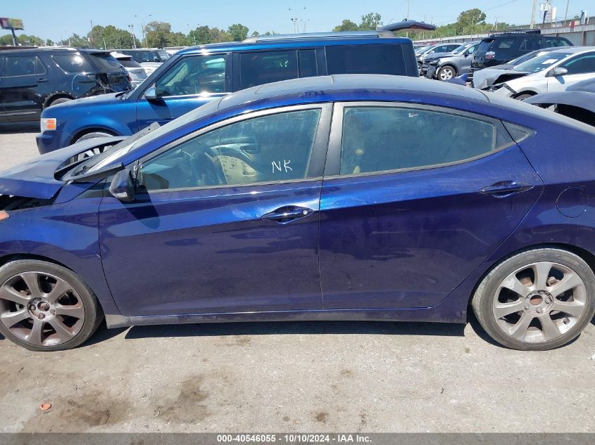 5NPDH4AE9DH344446 2013 Hyundai Elantra Limited