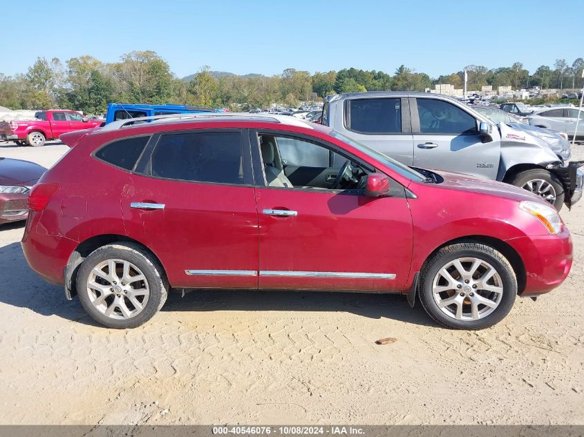 JN8AS5MT1CW301141 2012 Nissan Rogue Sv W/Sl Pkg