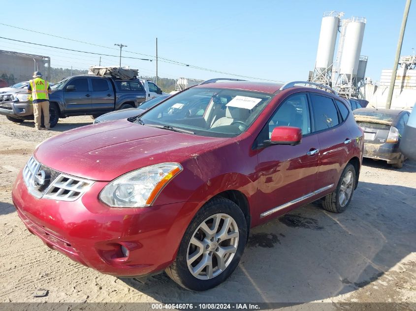 JN8AS5MT1CW301141 2012 Nissan Rogue Sv W/Sl Pkg