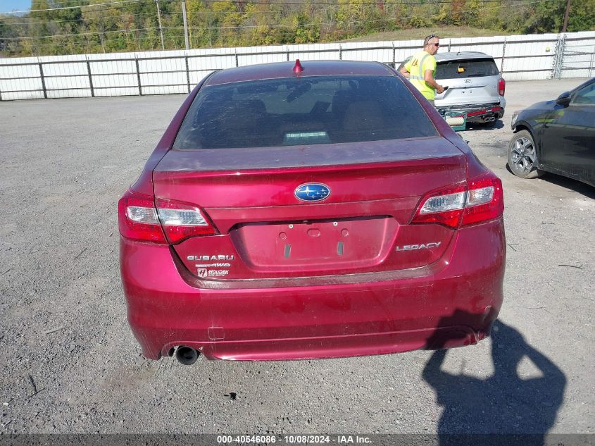 2016 Subaru Legacy 2.5I Premium VIN: 4S3BNBF63G3005414 Lot: 40546086