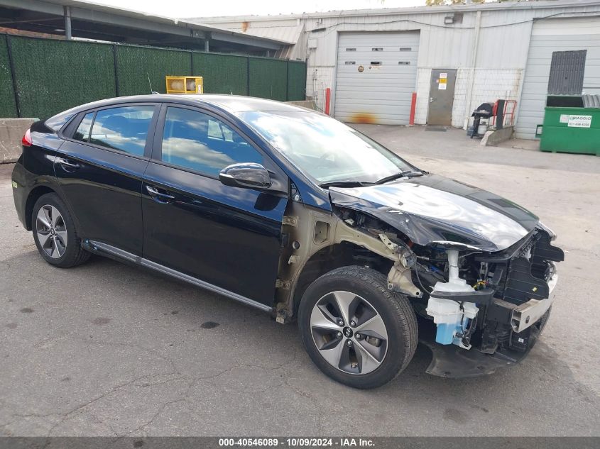 VIN KMHC75LH7KU046553 2019 Hyundai Ioniq, Electric no.1