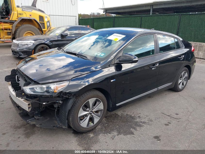 VIN KMHC75LH7KU046553 2019 Hyundai Ioniq, Electric no.2