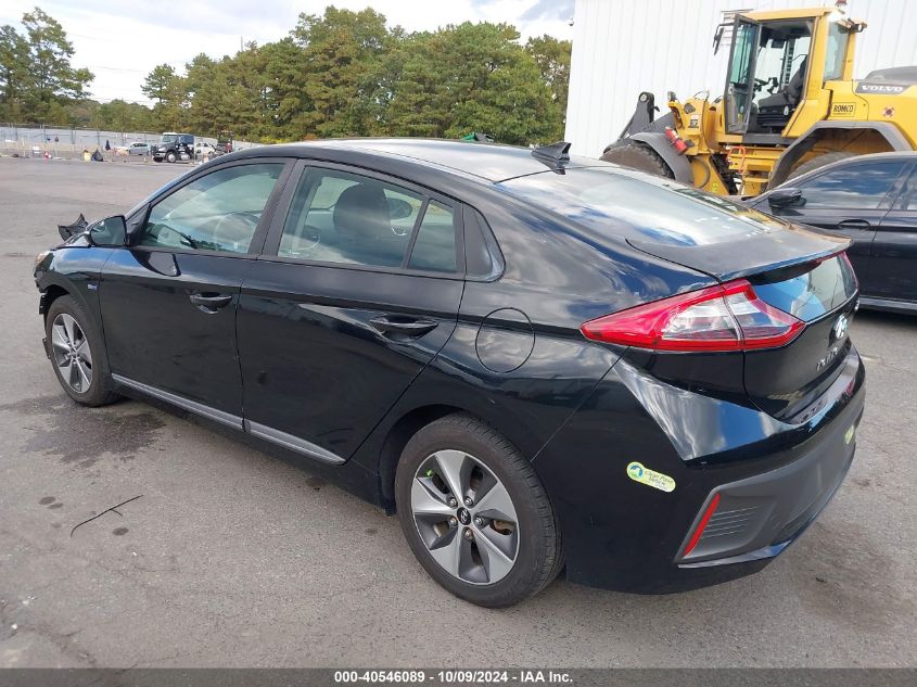 VIN KMHC75LH7KU046553 2019 Hyundai Ioniq, Electric no.3