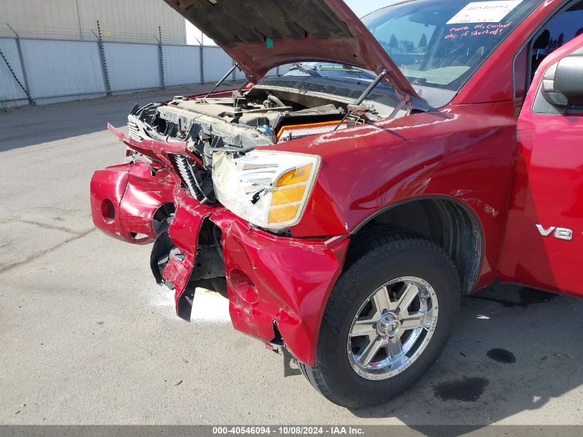 2005 Nissan Titan Xe VIN: 1N6AA06A65N524956 Lot: 40546094