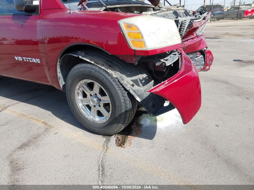 2005 Nissan Titan Xe VIN: 1N6AA06A65N524956 Lot: 40546094