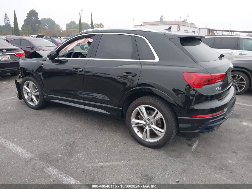 2019 Audi Q3 2.0T S Line Premium VIN: WA1EECF35K1069171 Lot: 40546115