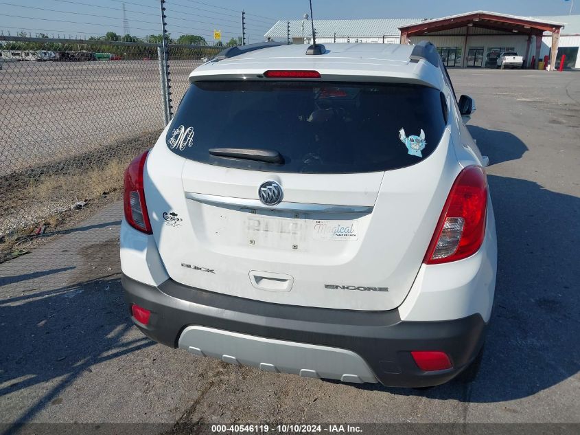 2016 Buick Encore Leather VIN: KL4CJCSB2GB735386 Lot: 40546119