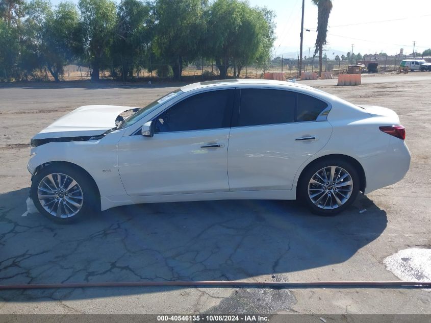 2020 Infiniti Q50 Luxe Awd VIN: JN1EV7AR0LM257172 Lot: 40546135