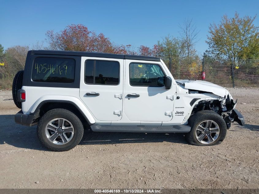 2020 Jeep Wrangler Unlimited Sahara 4X4 VIN: 1C4HJXEN7LW180298 Lot: 40546169