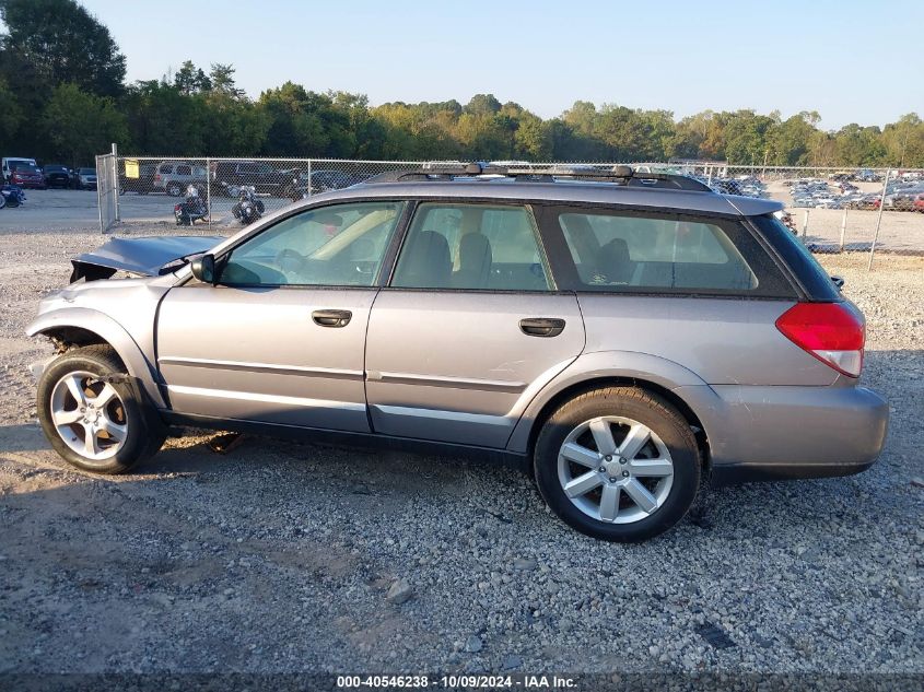 2008 Subaru Outback I/Ll Bean W/Nav/Ll Bean W/Nav/Vdc VIN: 4S4BP61C787366973 Lot: 40546238