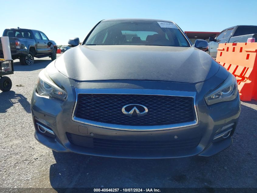 2016 Infiniti Q50 Hybrid VIN: JN1AV7AR6GM530099 Lot: 40546257