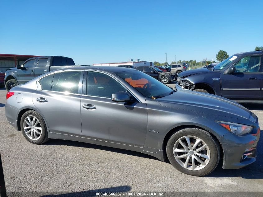 2016 Infiniti Q50 Hybrid VIN: JN1AV7AR6GM530099 Lot: 40546257