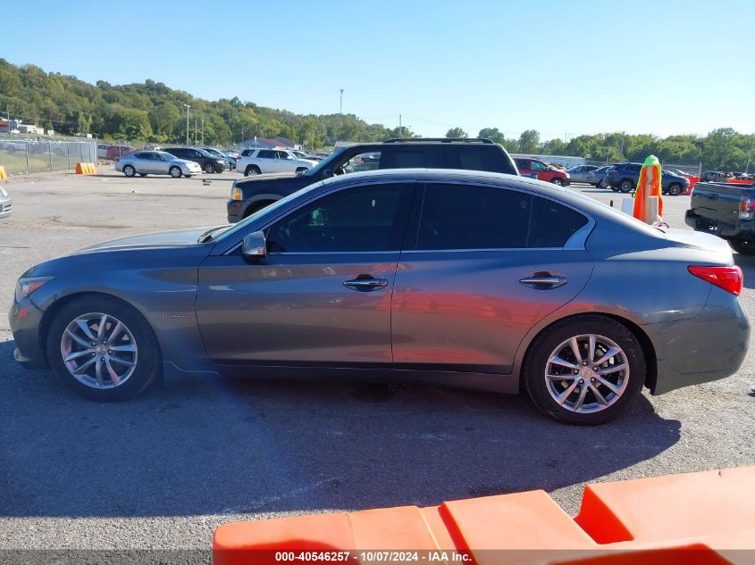 2016 Infiniti Q50 Hybrid VIN: JN1AV7AR6GM530099 Lot: 40546257