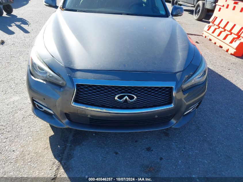 2016 Infiniti Q50 Hybrid VIN: JN1AV7AR6GM530099 Lot: 40546257