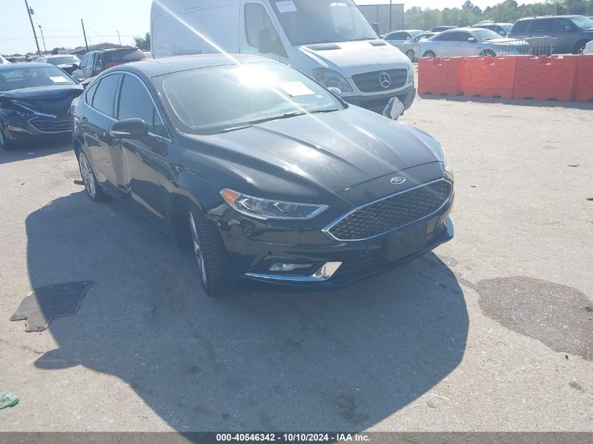 VIN 3FA6P0D90HR290417 2017 Ford Fusion, Platinum no.1