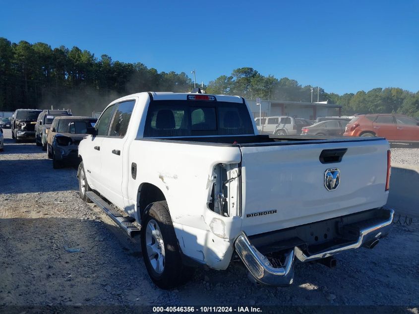 2023 Ram 1500 Big Horn 4X2 5'7 Box VIN: 1C6RREFT0PN664301 Lot: 40546356