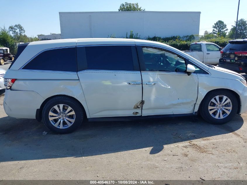 2015 Honda Odyssey Ex-L VIN: 5FNRL5H68FB111846 Lot: 40546370