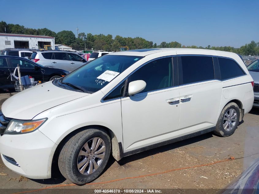 2015 Honda Odyssey Ex-L VIN: 5FNRL5H68FB111846 Lot: 40546370