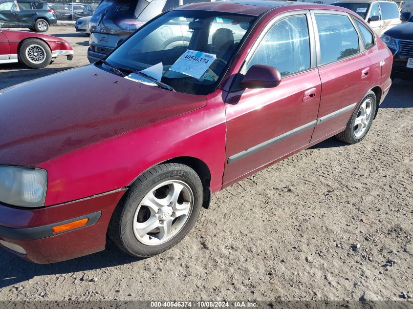 2002 Hyundai Elantra Gt VIN: KMHDN55D42U037717 Lot: 40546374