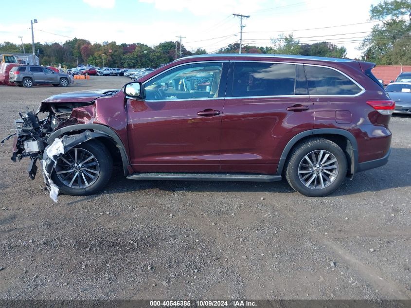 2017 TOYOTA HIGHLANDER XLE - 5TDJZRFH4HS406206