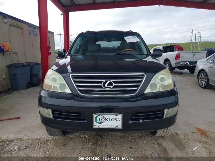 2005 Lexus Gx 470 VIN: JTJBT20X750080524 Lot: 40546393