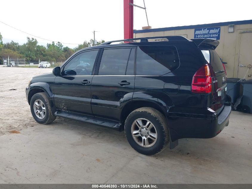 2005 Lexus Gx 470 VIN: JTJBT20X750080524 Lot: 40546393