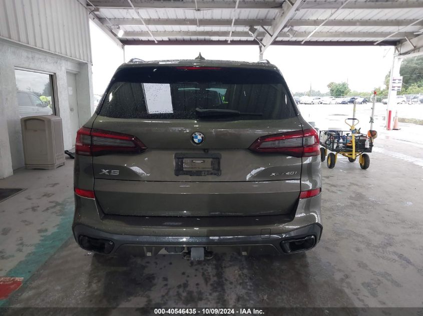 2022 BMW X5 xDrive40I VIN: 5UXCR6C0XN9M34655 Lot: 40546435