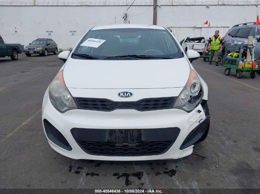 KNADM5A30D6205443 2013 Kia Rio Lx