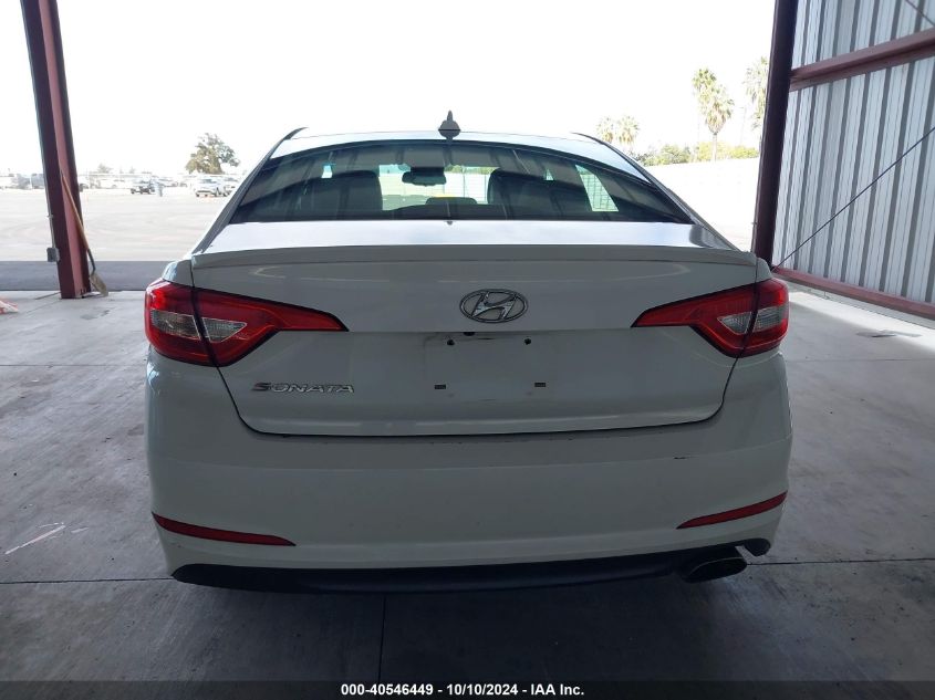 2016 Hyundai Sonata Se VIN: 5NPE24AF2GH264523 Lot: 40546449