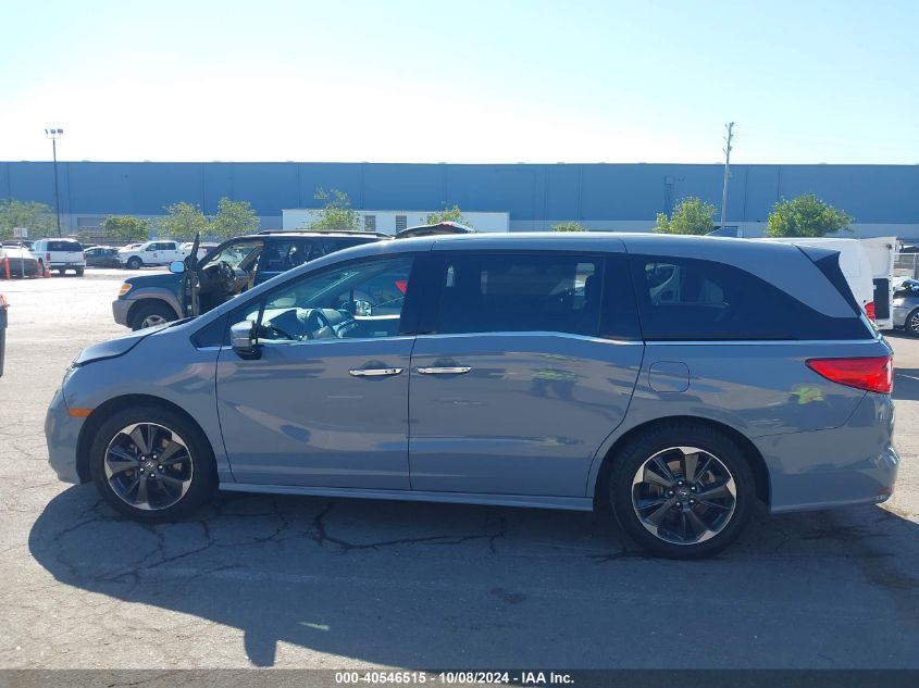 2023 Honda Odyssey Elite VIN: 5FNRL6H95PB014296 Lot: 40546515