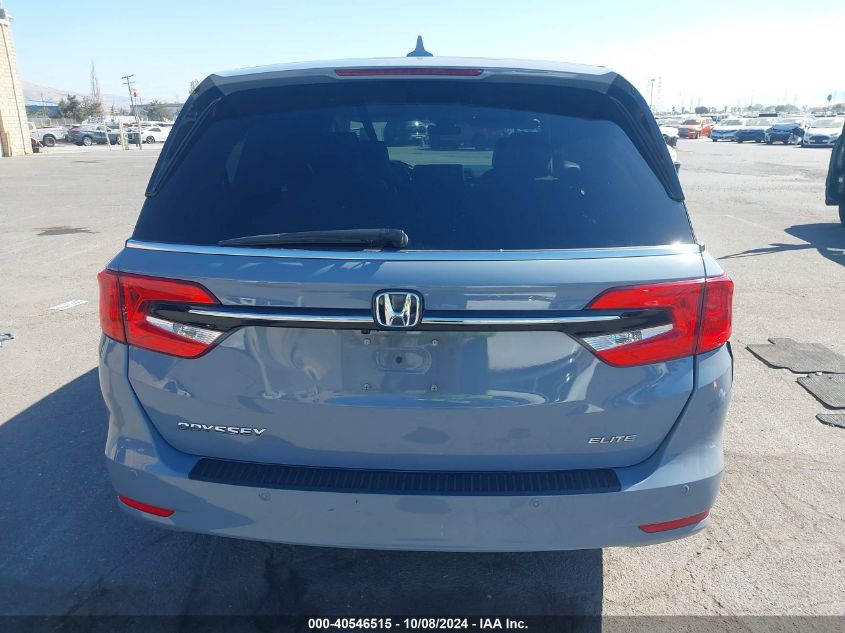 2023 Honda Odyssey Elite VIN: 5FNRL6H95PB014296 Lot: 40546515