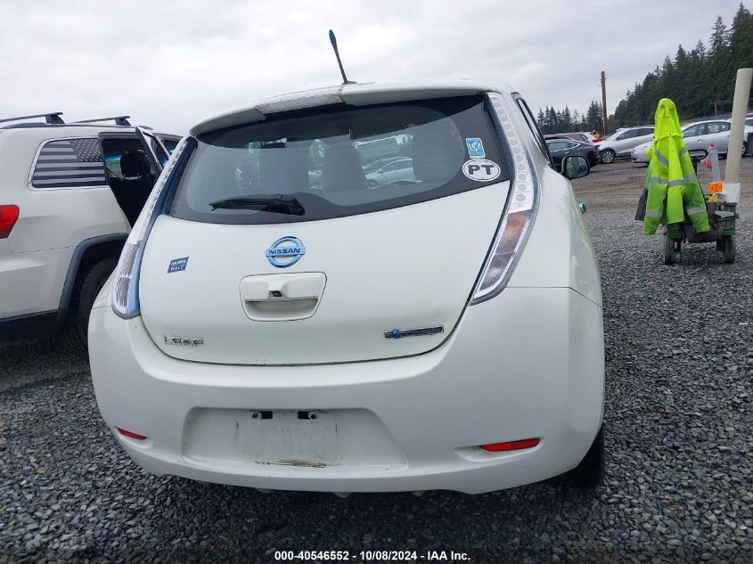 2012 Nissan Leaf Sl VIN: JN1AZ0CP0CT016269 Lot: 40546552